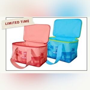 NWT TRADER JOE’S Colorful Insulated Lunch Bags Set of 2
